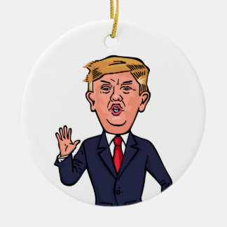 Adorno De Cerámica Presidente Donald Trump Personalizado de discursos