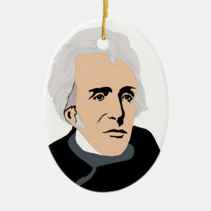 Adorno De Cerámica Presidentes americanos: Andrew Jackson 1829 - 1837