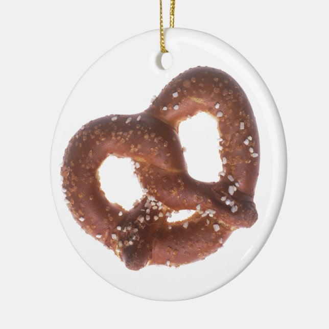 Adorno De Cerámica Pretzel salado (Izquierda)