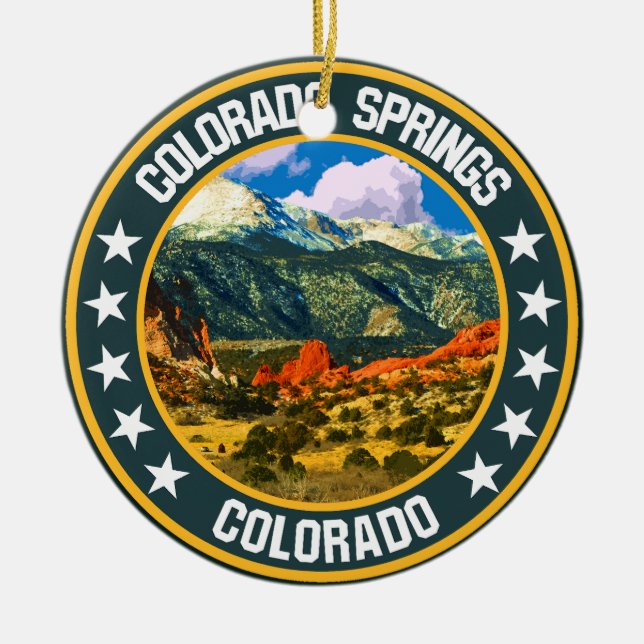 Adorno De Cerámica Primavera de Colorado (Frente)