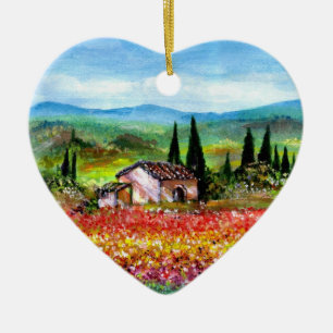 ADORNO DE CERÁMICA PRIMAVERA EN TOSCANA