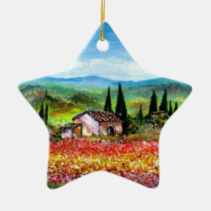ADORNO DE CERÁMICA PRIMAVERA EN TOSCANA