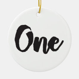 Adorno De Cerámica Primer cumpleaños Mi primer año