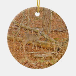 Adorno De Cerámica Primer invierno de Baby Deer