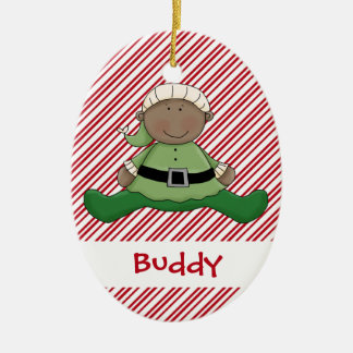 Adorno De Cerámica Primer juego del duende del navidad del bebé