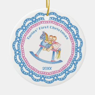 Adorno De Cerámica Primer muchacho del navidad de los