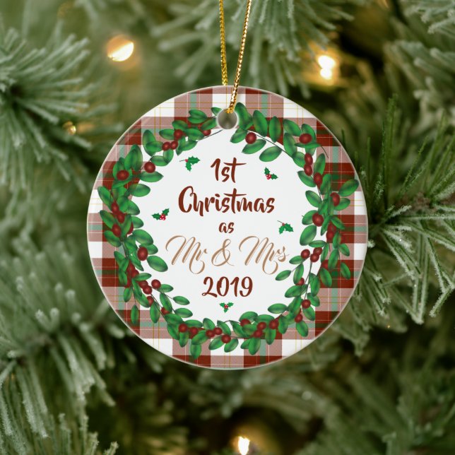 Adorno De Cerámica Primera Navidad (Árbol)