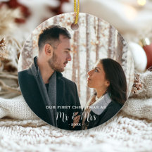 Primera Navidad Casados como Sr Sra 2 Foto