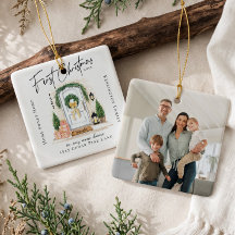 Primera Navidad en Casa Nueva Foto Personalizada