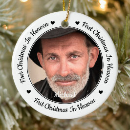 Adorno De Cerámica Primera Navidad En El Cielo Moderno 2 Memorial De 