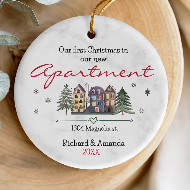 Adorno De Cerámica Primera Navidad en nuestro nuevo apartamento lindo (Subido por el creador)