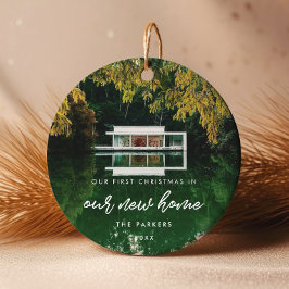 Adorno De Cerámica Primera Navidad moderna en nuestra nueva foto