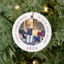 Primera Navidad Nuevo Hogar Foto de Navidad