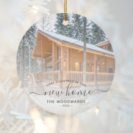 Adorno De Cerámica Primera Navidad Nuevo Personalizado de hogar Foto 