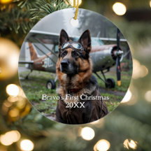 Primera Navidad Perro Pastor Alemán Piloto Diverti