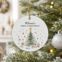 Primera Navidad Personalizada del Bebé