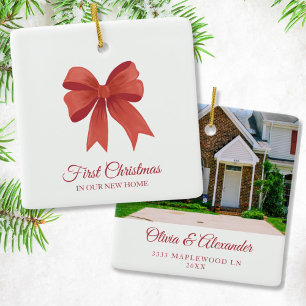 Adorno De Cerámica Primera Navidad personalizada en nuestro nuevo reg