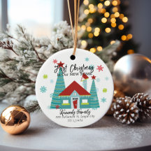 Primera Navidad personalizada en un nuevo hogar