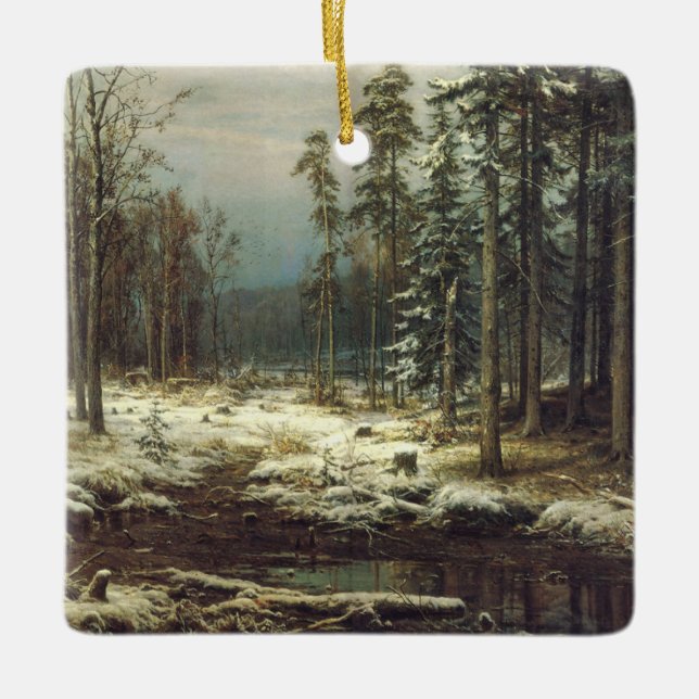 Adorno De Cerámica Primera nieve (Anverso)