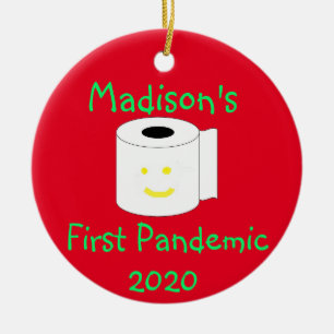 Adorno De Cerámica Primera pandemia personalizada