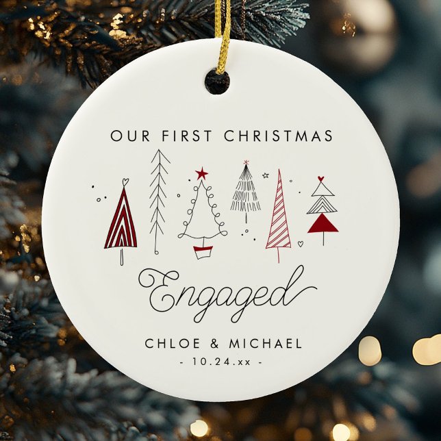 Adorno De Cerámica Primeras Navidades Involucradas Árboles singulares (Subido por el creador)