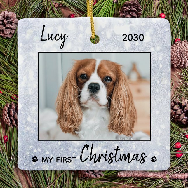 Adorno De Cerámica Primerísima Cachorro de Navidad - Foto de Mascota  (Subido por el creador)