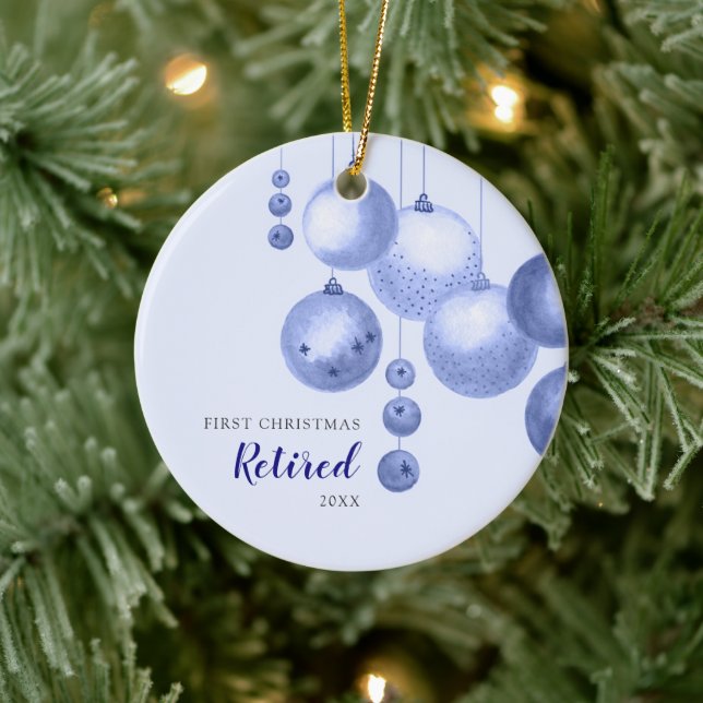 Adorno De Cerámica Primeros baubles navideños retirados (Árbol)