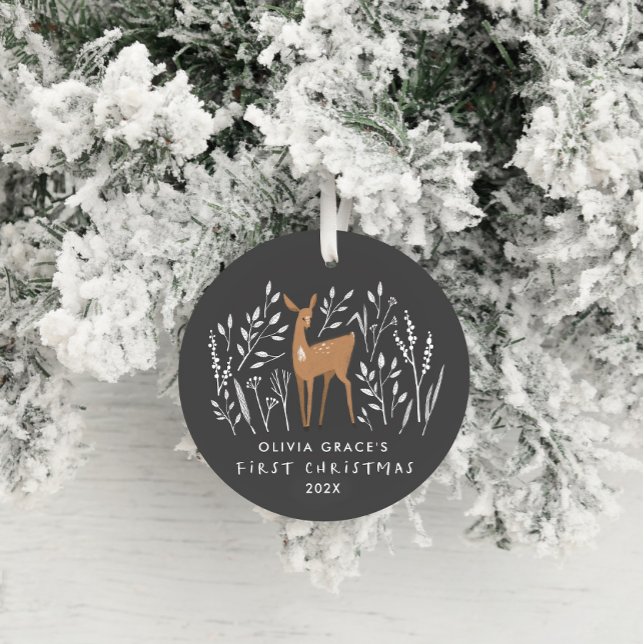 Adorno De Cerámica Primeros renos naturales de Navidad delicados 1 fo (Subido por el creador)
