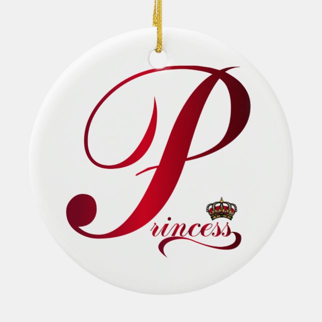 Adorno De Cerámica Princesa (Atrás)