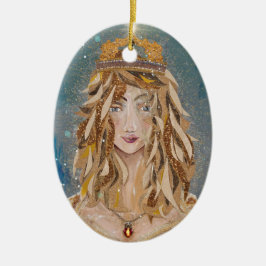 Adorno De Cerámica Princesa Aurelie por Susan M. Epperly