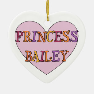 Adorno De Cerámica Princesa Bailey Ornament