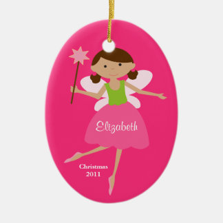 Adorno De Cerámica Princesa de hadas Christmas Ornament
