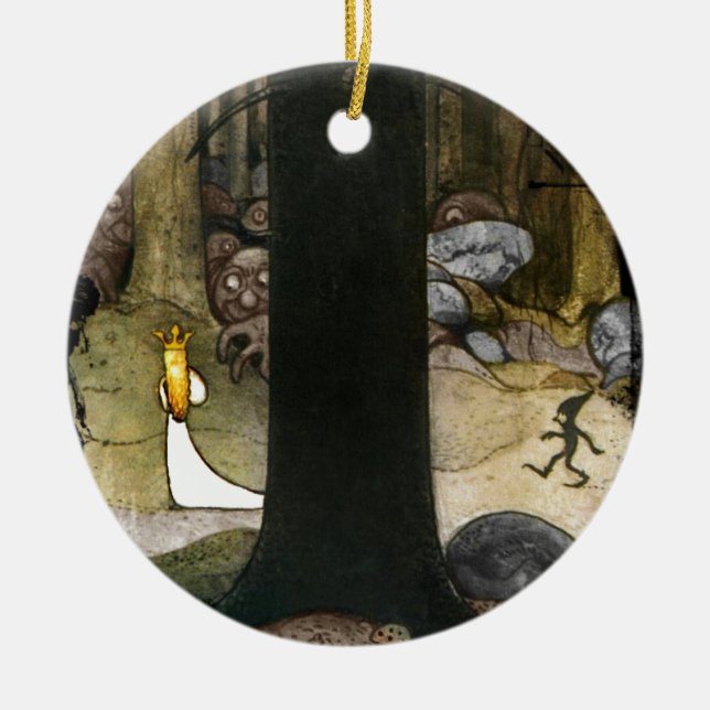 Adorno De Cerámica Princesa de los bosques (Frente)