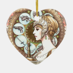 Adorno De Cerámica Princesa del guerrero