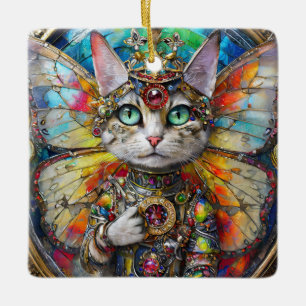 Adorno De Cerámica Princesa Gatito del Escuadrón del Ala de Mariposa