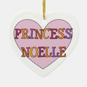 Adorno De Cerámica Princesa Noelle Ornament