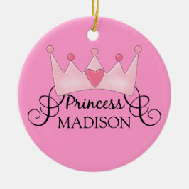 Adorno De Cerámica Princesa personalizada Christmas Ornament