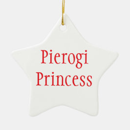 Adorno De Cerámica Princesa Pierogi - Feliz Navidad 2024