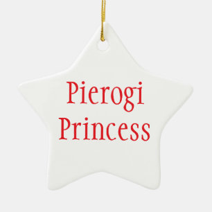 Adorno De Cerámica Princesa Pierogi - Feliz Navidad 2024