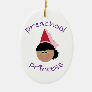 Adorno De Cerámica Princesa preescolar