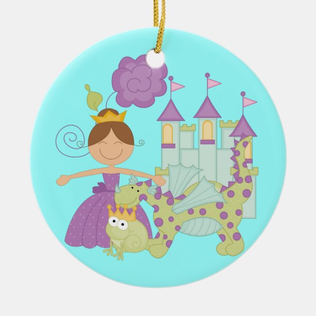 Adorno De Cerámica Princesa triguena (Frente)