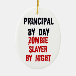Adorno De Cerámica Principal Por Día Zombie Slayer Por Día