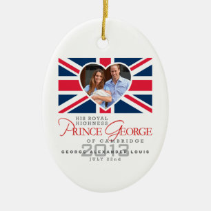 Adorno De Cerámica Príncipe George - William & Kate