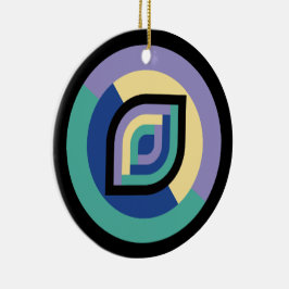 Adorno De Cerámica Prisma de Pétalo (Enfoque)