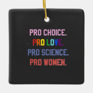 Adorno De Cerámica Pro-elección Pro-vida Pro-ciencia Pro-mujeres