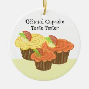 Adorno De Cerámica Probador Oficial de Cupcakes