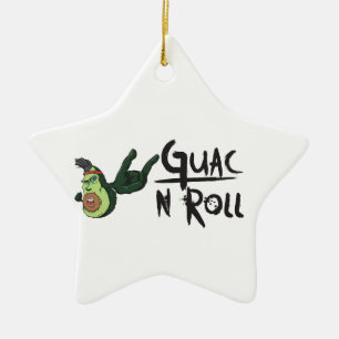 Adorno De Cerámica Productos Guac N Roll