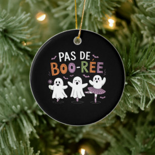 Adorno De Cerámica Profesor de ballet bailarín fantasma Pas de BOO-re