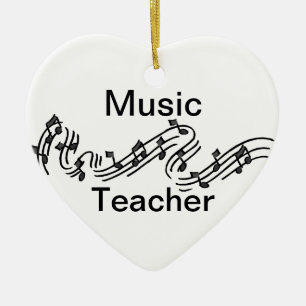 Adorno De Cerámica Profesor de música