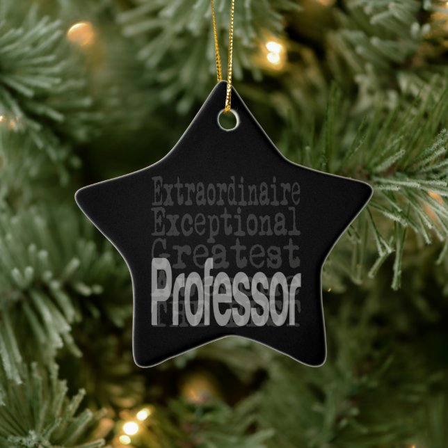 Adorno De Cerámica Profesor Extraordinaire (Árbol)